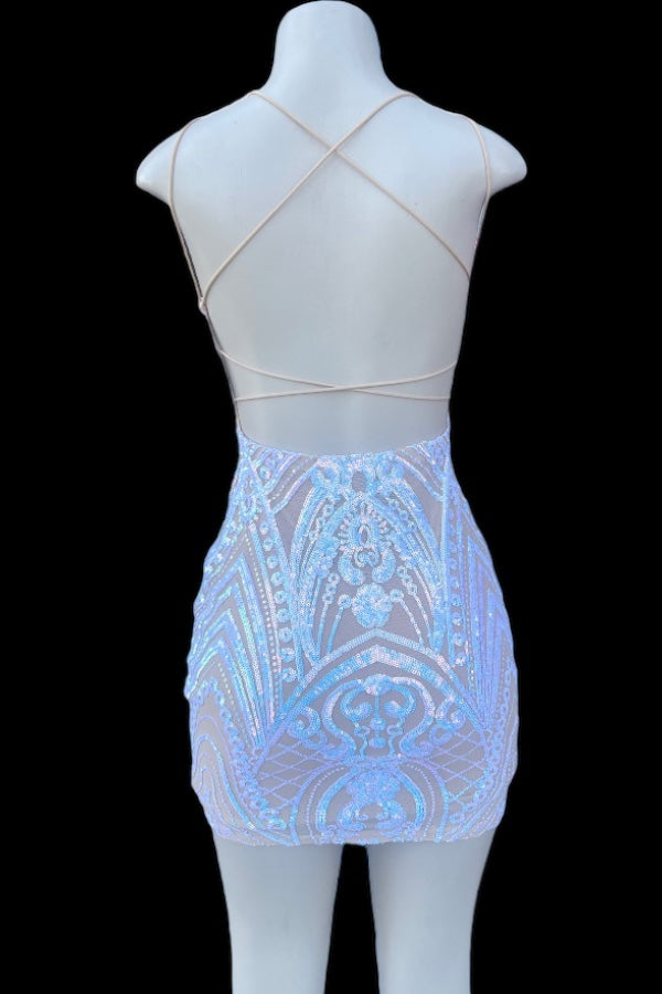 Gatsby Crossback Mini Dress