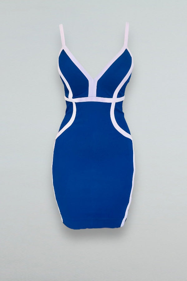 Bustier Side Mesh Dress