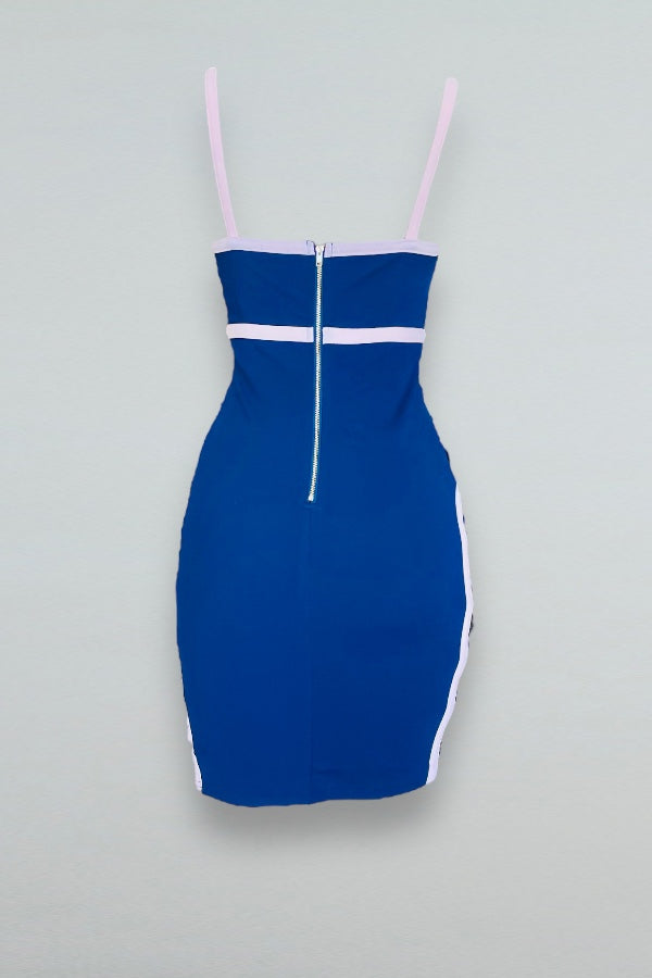 Bustier Side Mesh Dress
