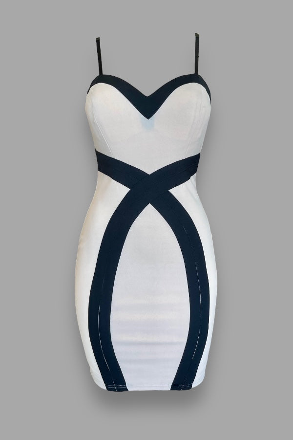 Double Cross Line Dress