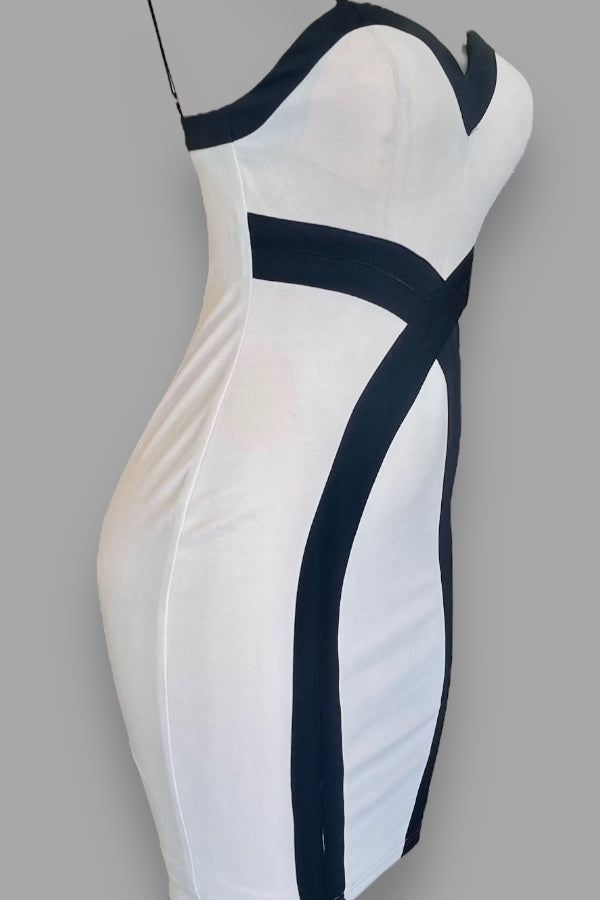 Double Cross Line Dress