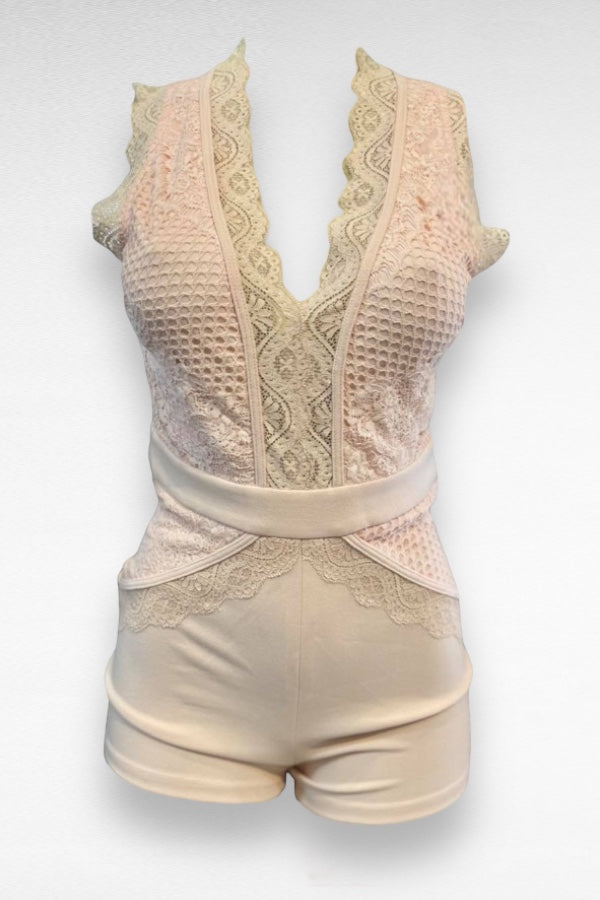 Royal Lace Romper