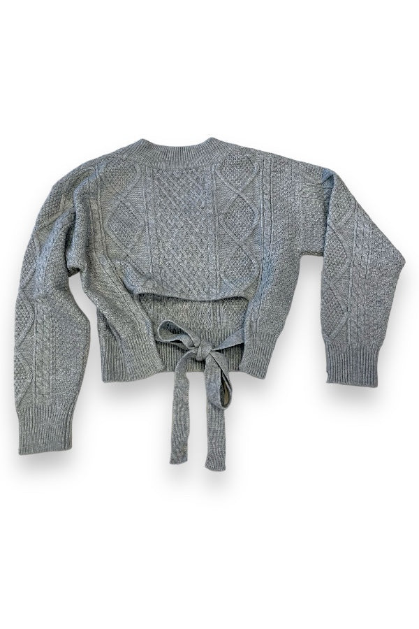 Knit Pattern Knit Sweater Top