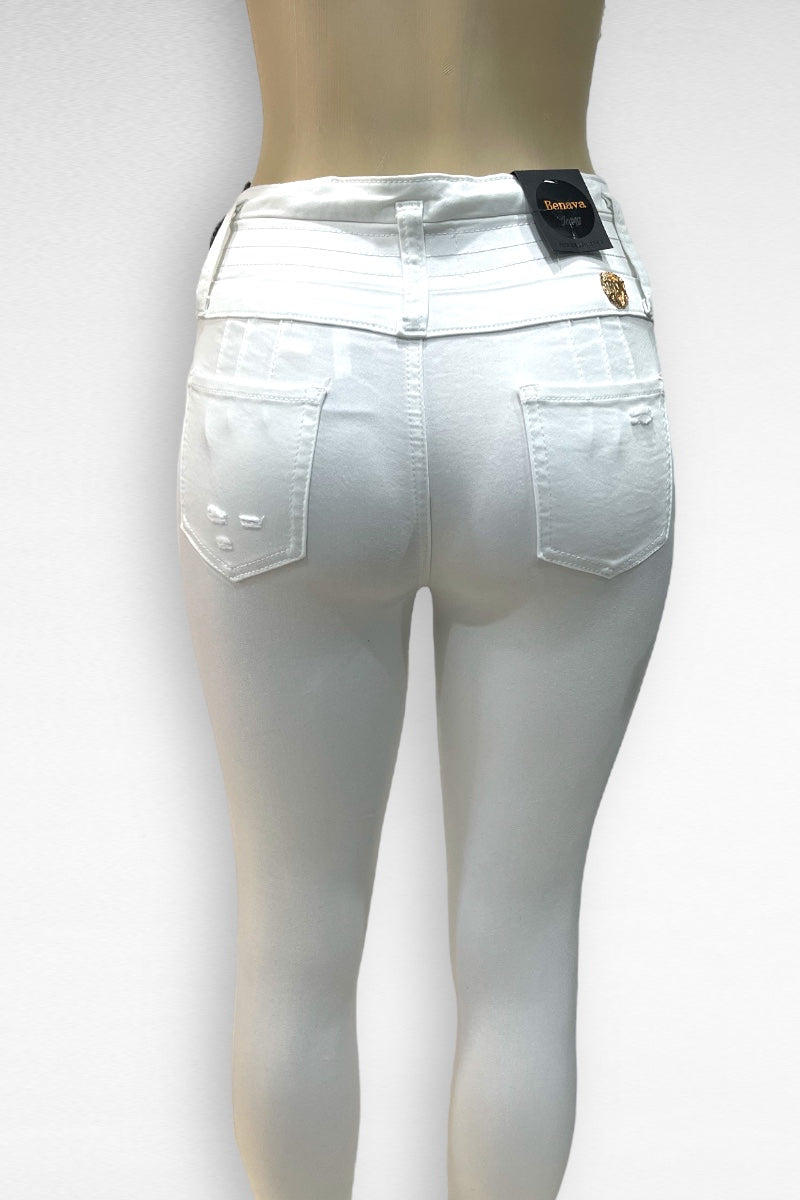 High Waist Ripped Jeans