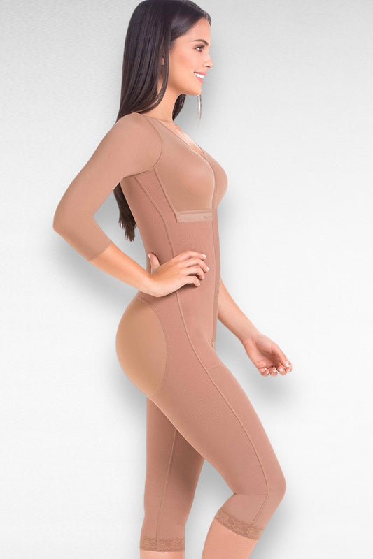 Post Surgery Full Body Shapewear With Sleeves
