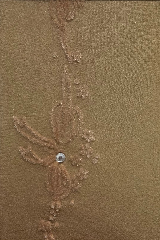 Flocking & Rhinestone Pantyhose