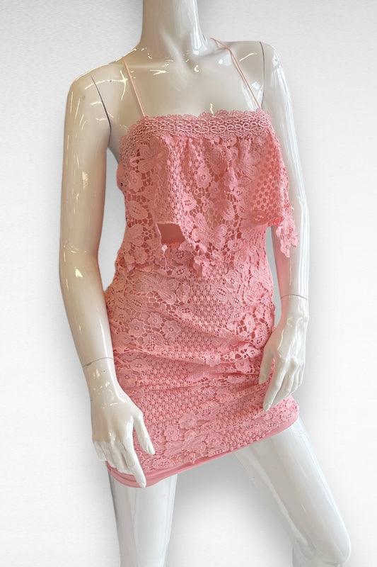 Crotchet Double Tiered Dress