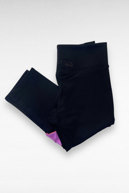 Dream Color Block Capri Leggings - Colombian