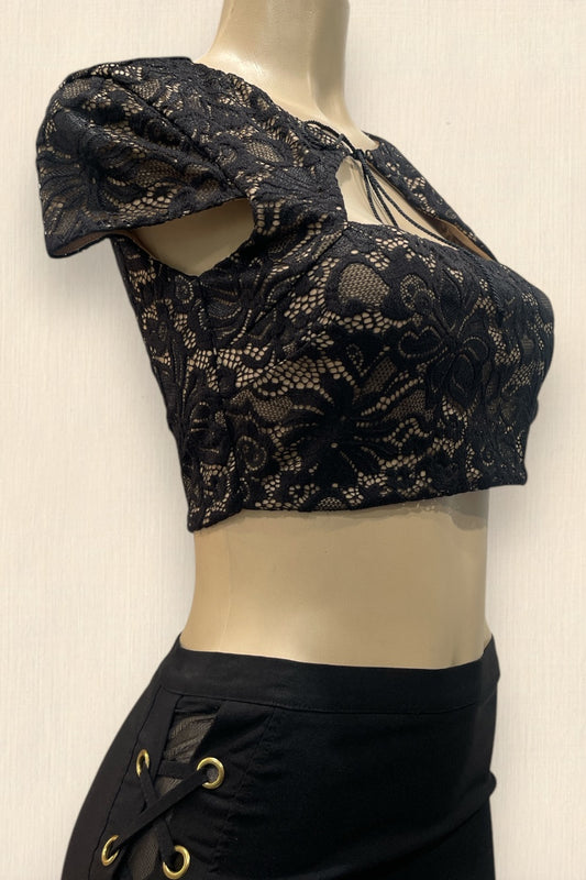 Lace Cropped Top
