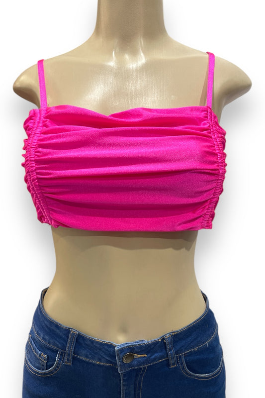 Ruched Little Crop Top