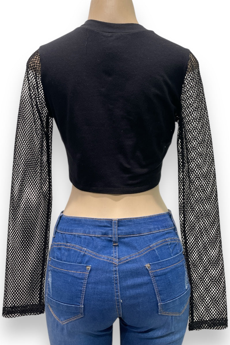 Legend Club Graphic Cropped Tee