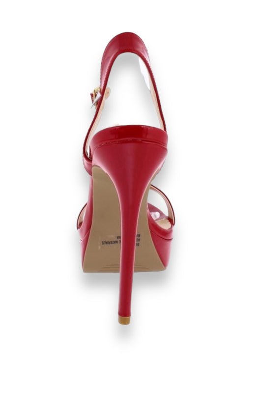 Clear Strap Platform Stiletto Heels