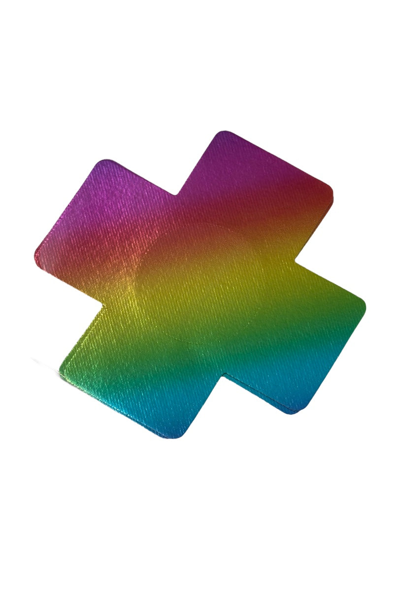 Rainbow X Pasties Nipple Covers