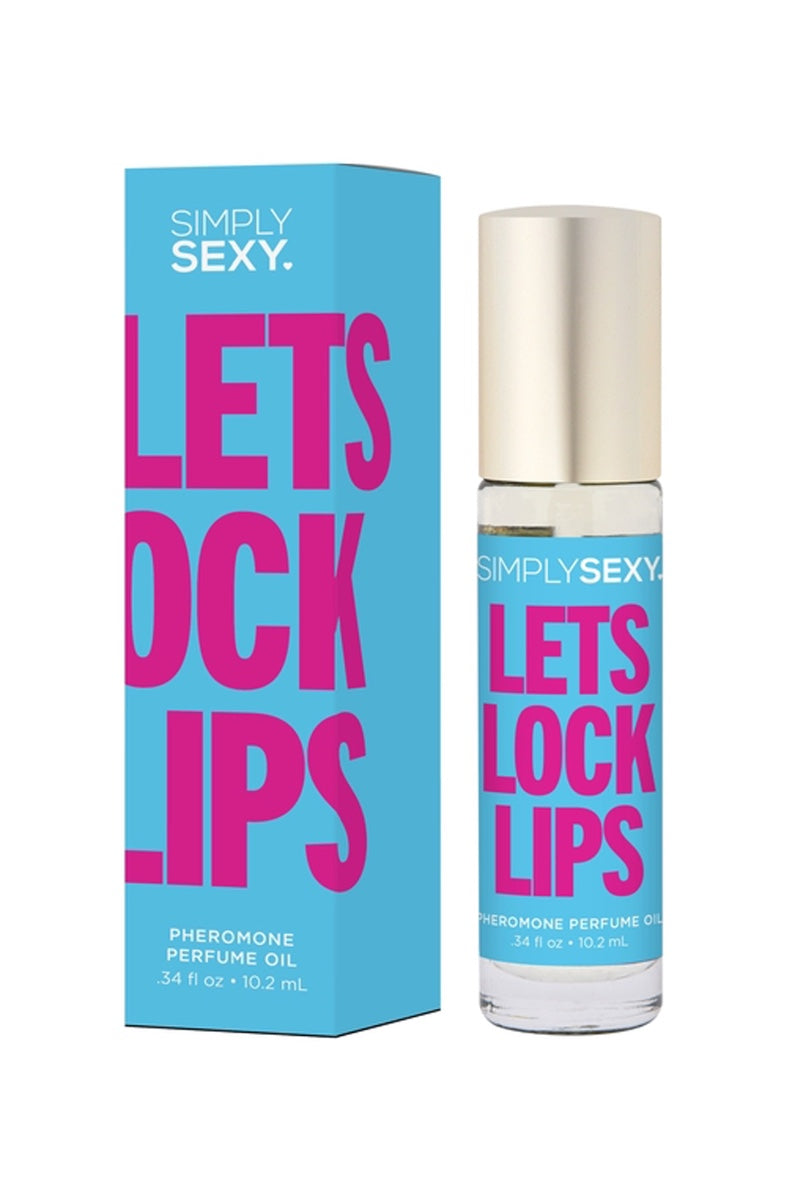 Simply Sexy Pheromone Perfume Oil - Roll on .34 Oz - Lets Lock Lips