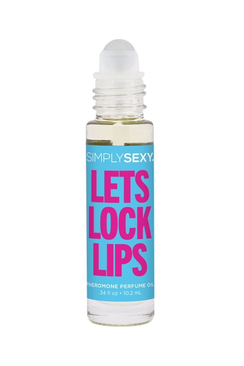 Simply Sexy Pheromone Perfume Oil - Roll on .34 Oz - Lets Lock Lips