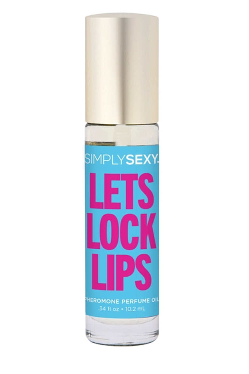 Simply Sexy Pheromone Perfume Oil - Roll on .34 Oz - Lets Lock Lips