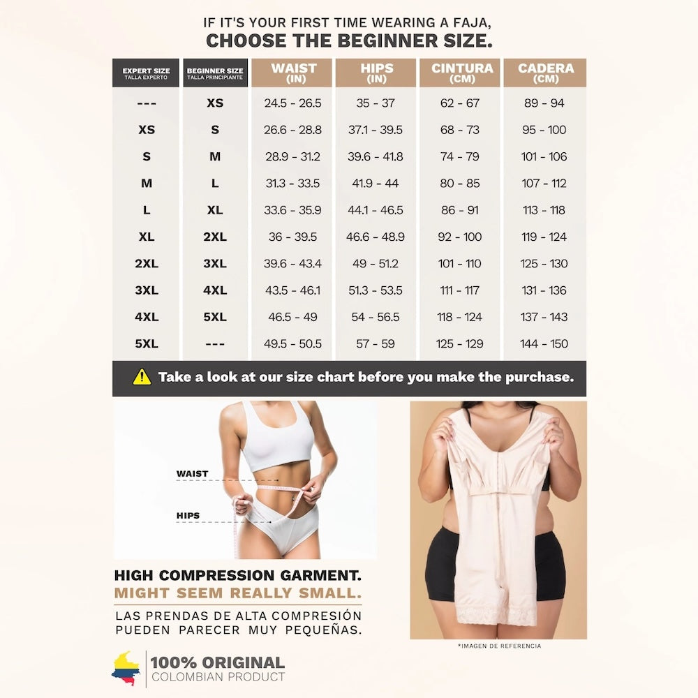 Postpartum & Post Surgery Tummy Tuck Lipo Compression Garment Open Bust Short Shapewear #068BF
