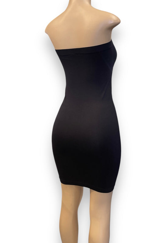 Tube Solid Mini Dress