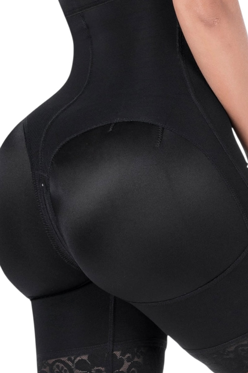 Tummy Control Butt Lifting Shapewear Shorts | Daily Use | Powernet - Black