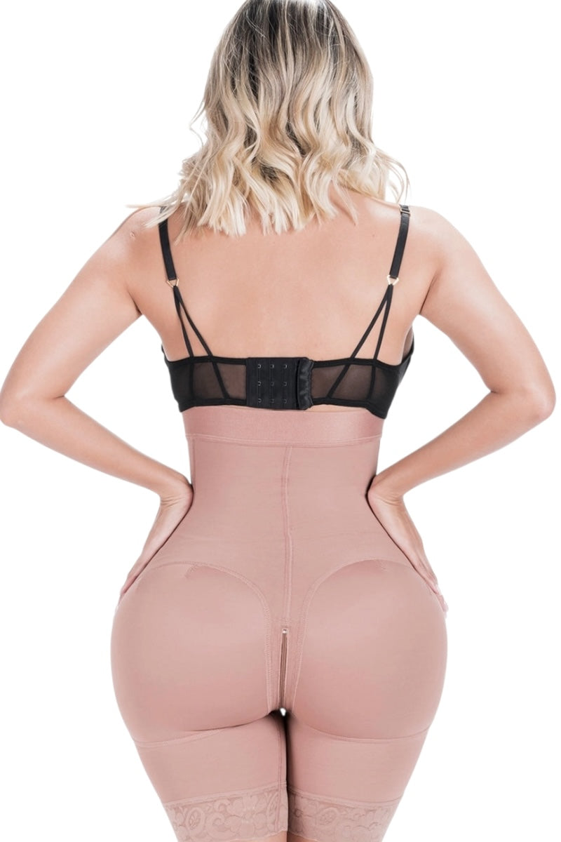 Tummy Control Butt Lifting Shapewear Shorts | Daily Use | Powernet  - Mocha