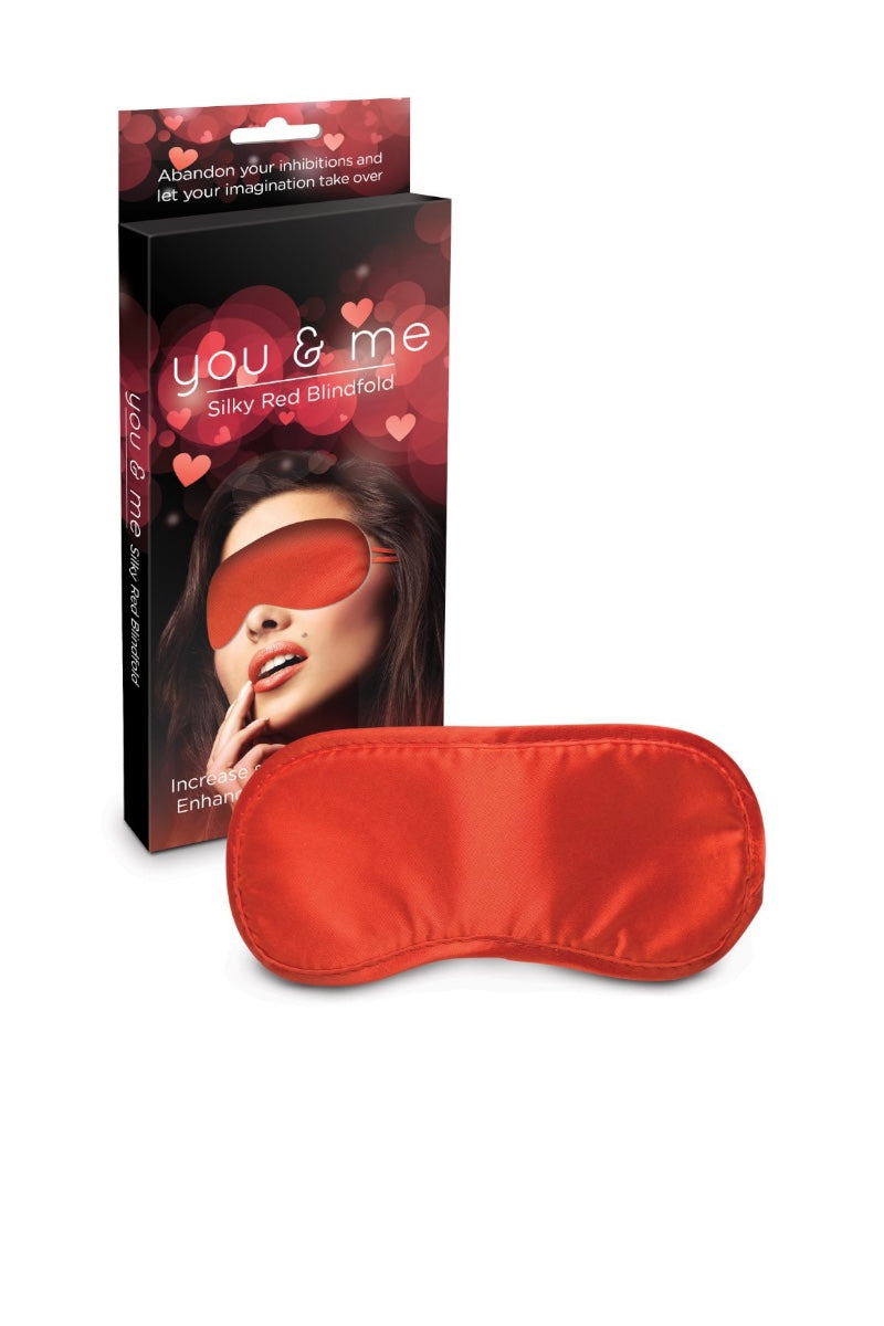 You & Me Silky Red Blindfold