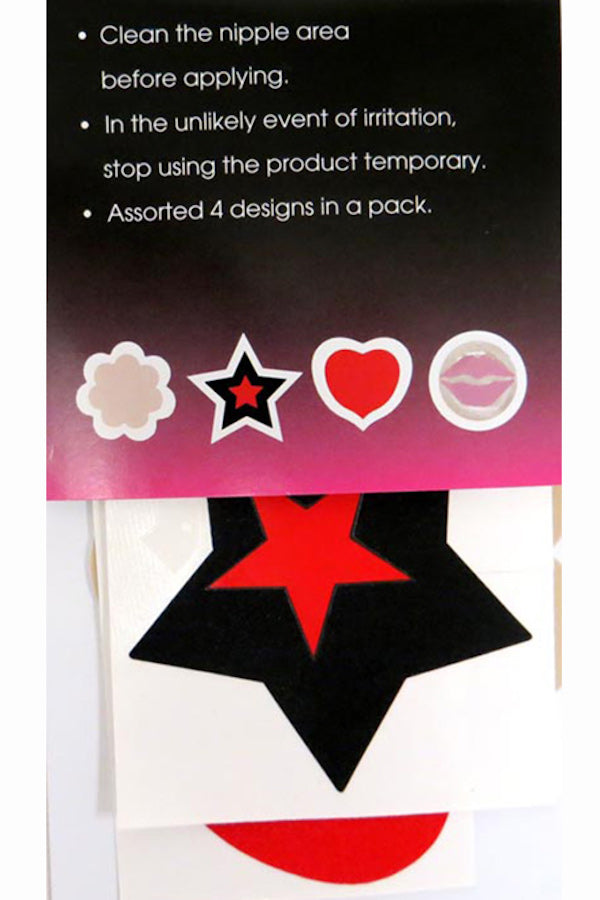 4 Nipple Cover Pairs