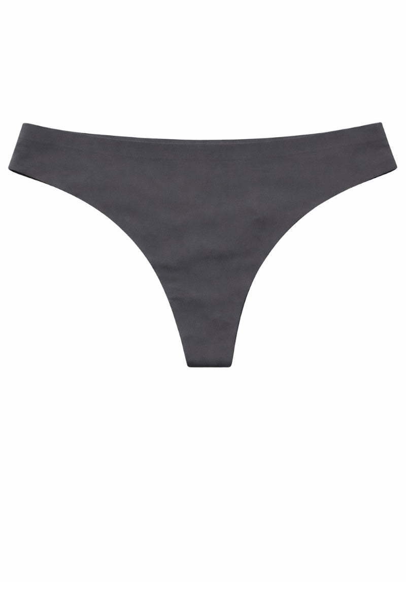 charcoal thong on a white background