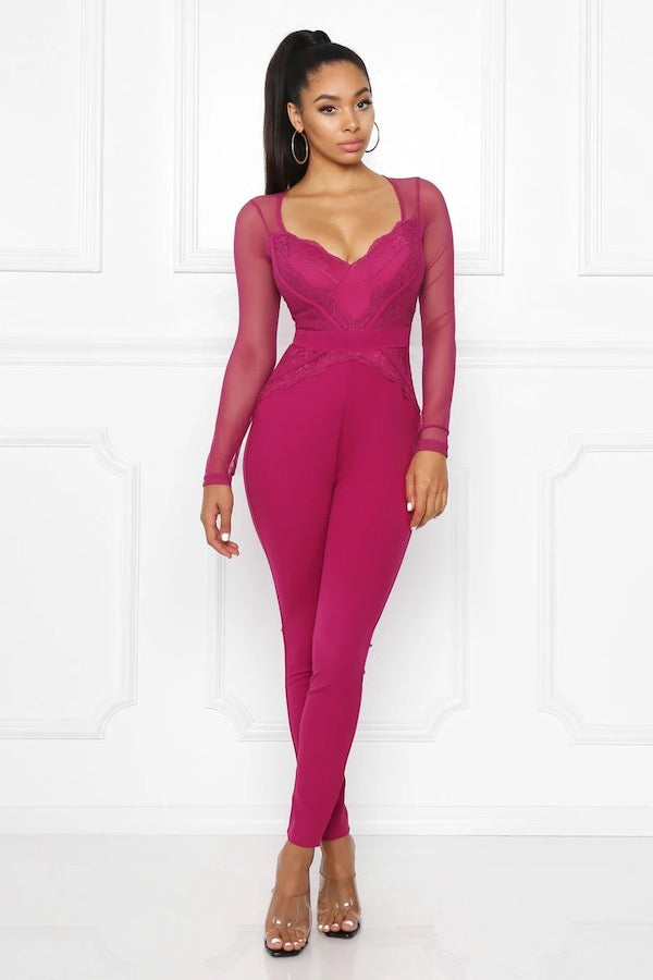 Bustier shops jumpsuit