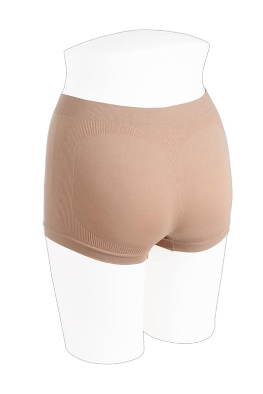 Full Coverage Microfiber Boyshort - Beige
