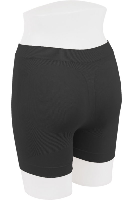 Firm Waist Control Boyshorts - Black