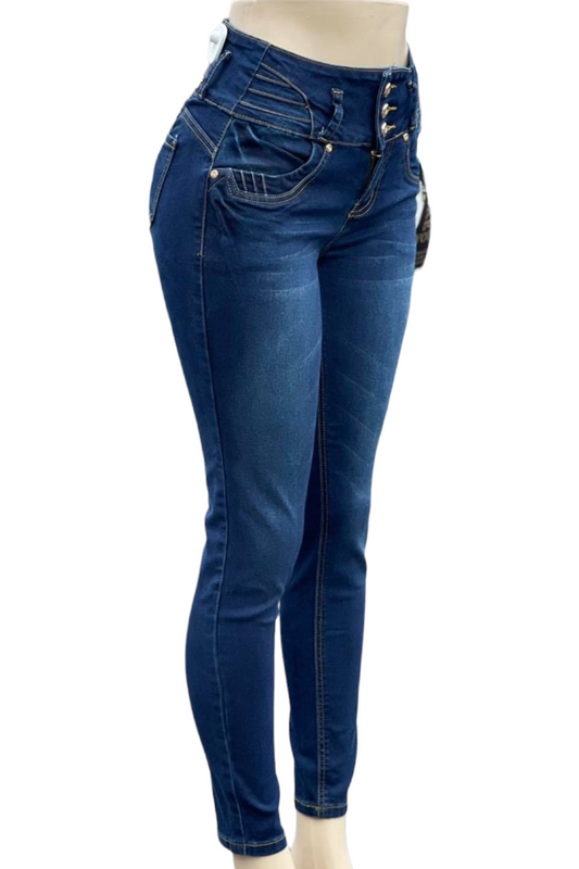 Navy Blue Denim Jeans