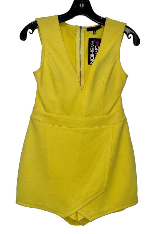 Iridessa Tulip Skirt Romper - Yellow