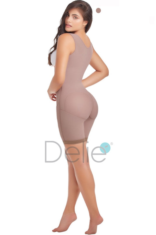 High Compression Shaper - Cocoa - Back View