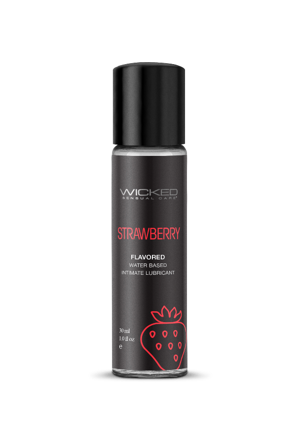 Aqua Flavored Water Based Intimate Lube - 1 Fl. Oz. - Strawberry
