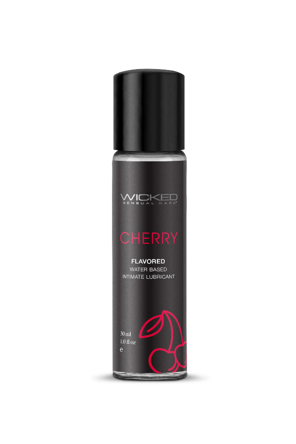 Aqua Flavored Water Based Intimate Lube - 1 Fl. Oz. - Cherry