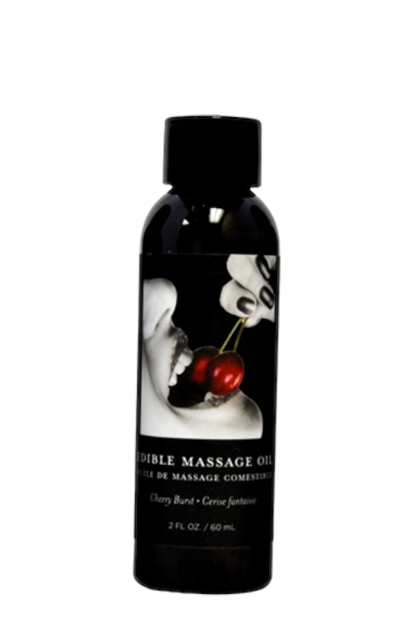 Edible Massage Oil - Cherry - 2 fl oz