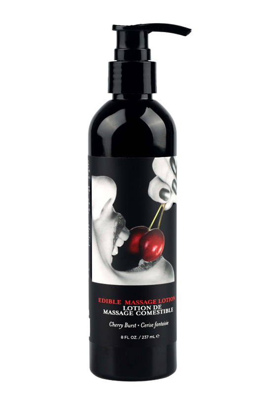 Edible Masssage Lotion - Cherry - 8 fl oz
