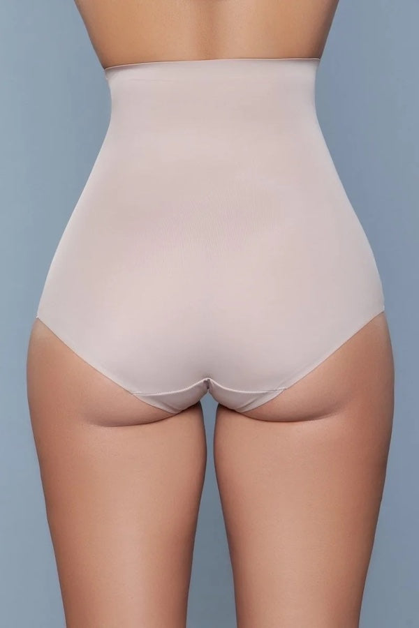 Waist Your Time Shaping Brief - Nude - Back View