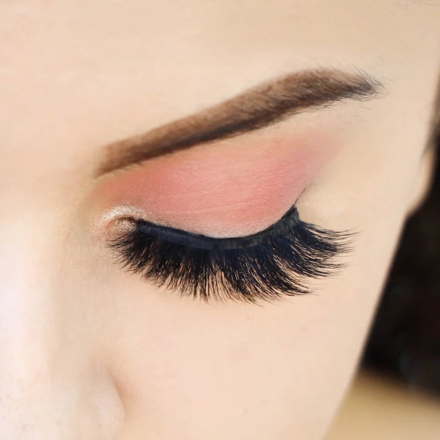Mia Lashes on model