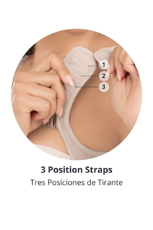 Mid Thigh Body Shaper W/ Wide Padded Straps