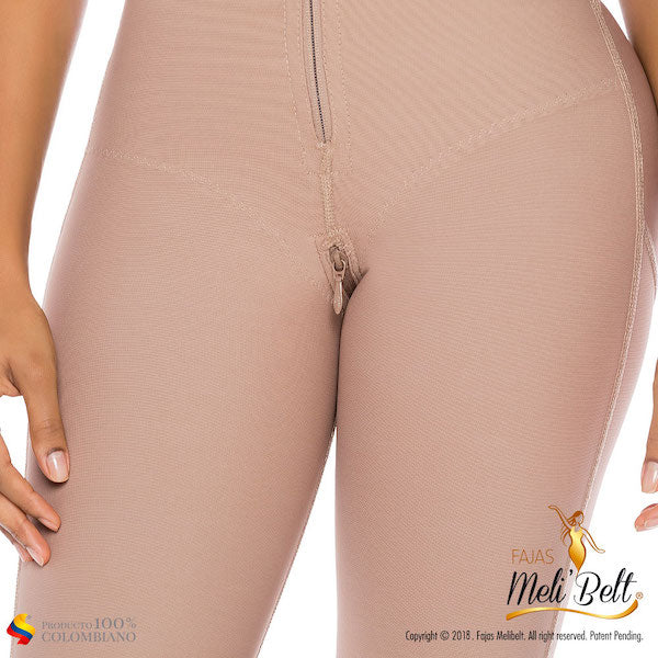 Veronica Zipper Full Body Shaper - Cocoa