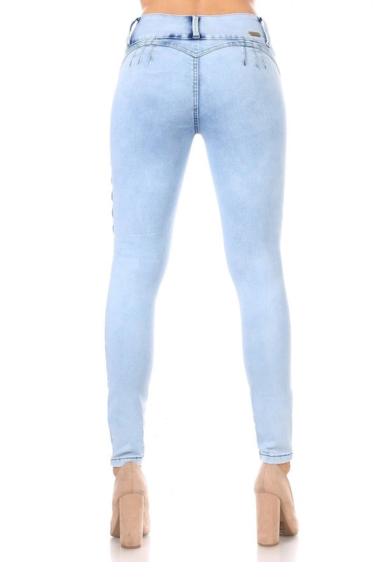 Back of Side Bows, No Pockets, Jeans