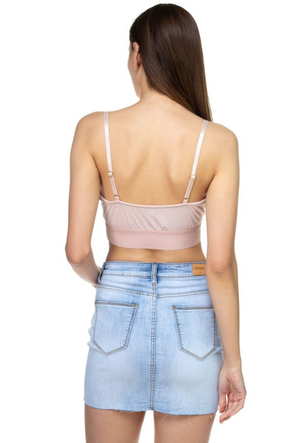 Embroidered Bustier Banded Top