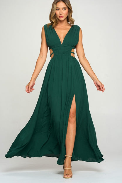 Scarlett Solid Maxi Dress