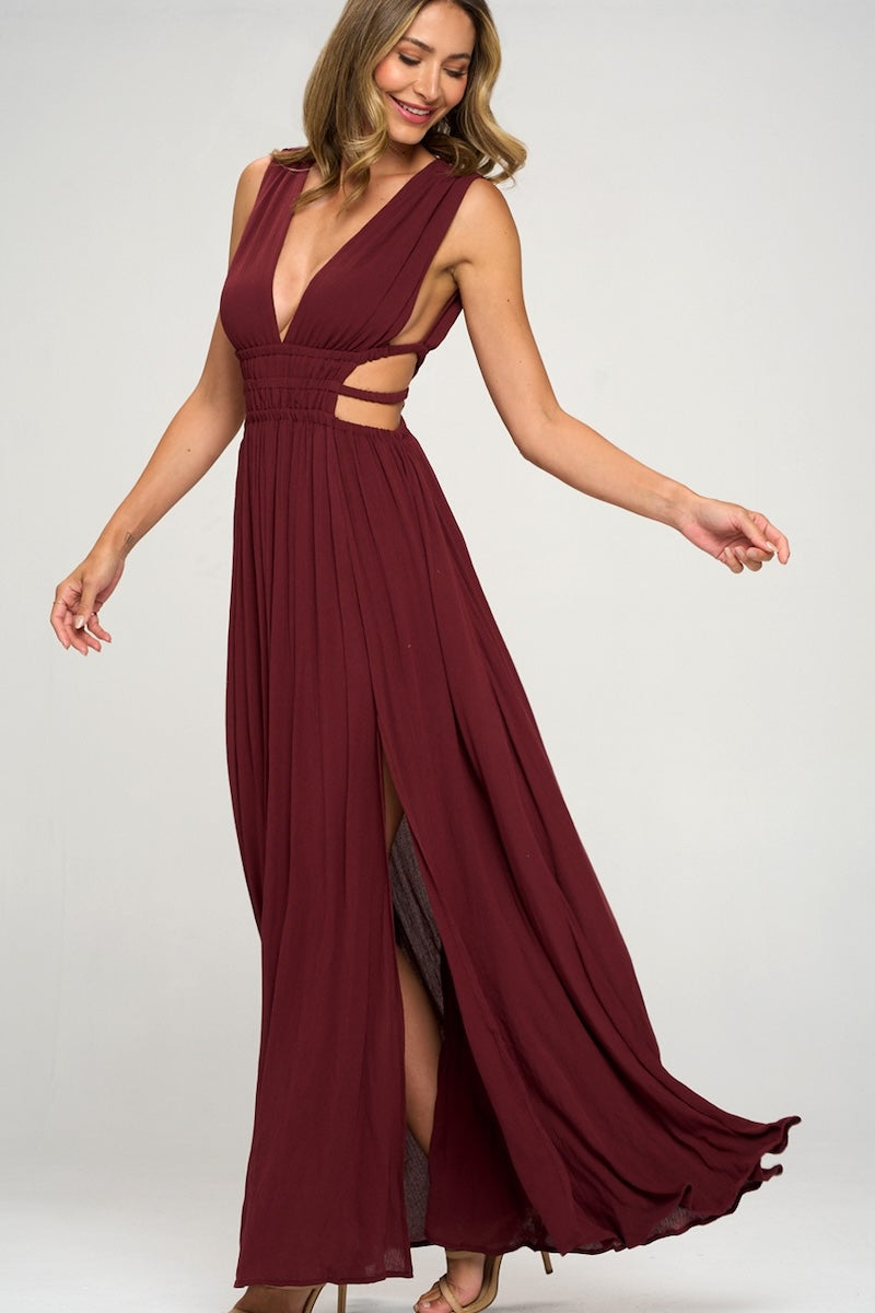 Scarlett Solid Maxi Dress