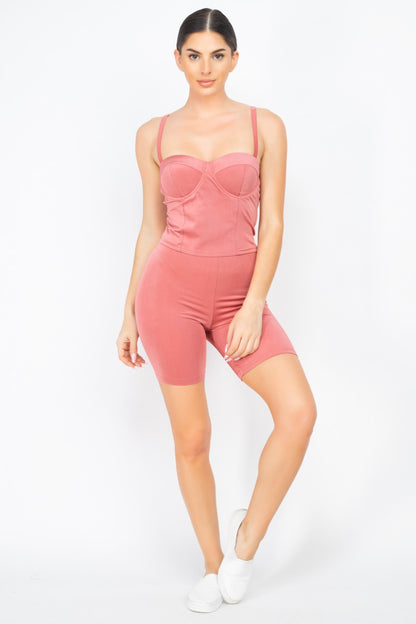 Cami Top And Biker Shorts Set