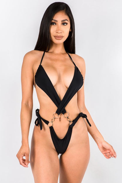 Baddie Criss Cross Swimsuit