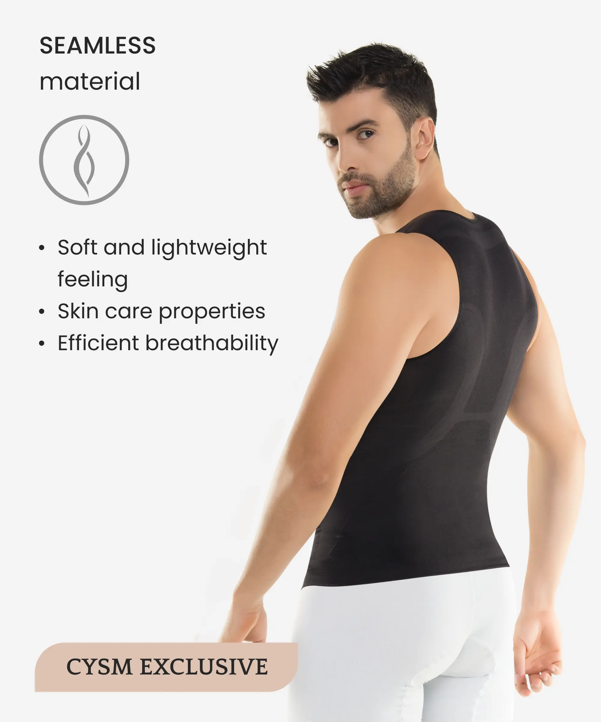 Men's Seamless Control Compression Shirt 