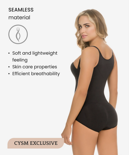 Seamless Thermal Abdomen Focused Thong Body Shaper