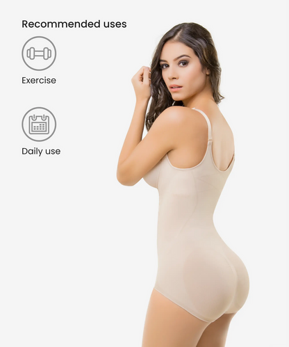 Seamless Thermal Abdomen Focused Thong Body Shaper